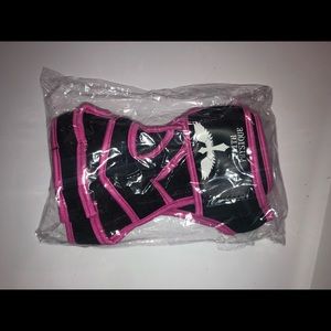 Faith Physique pink workout gloves